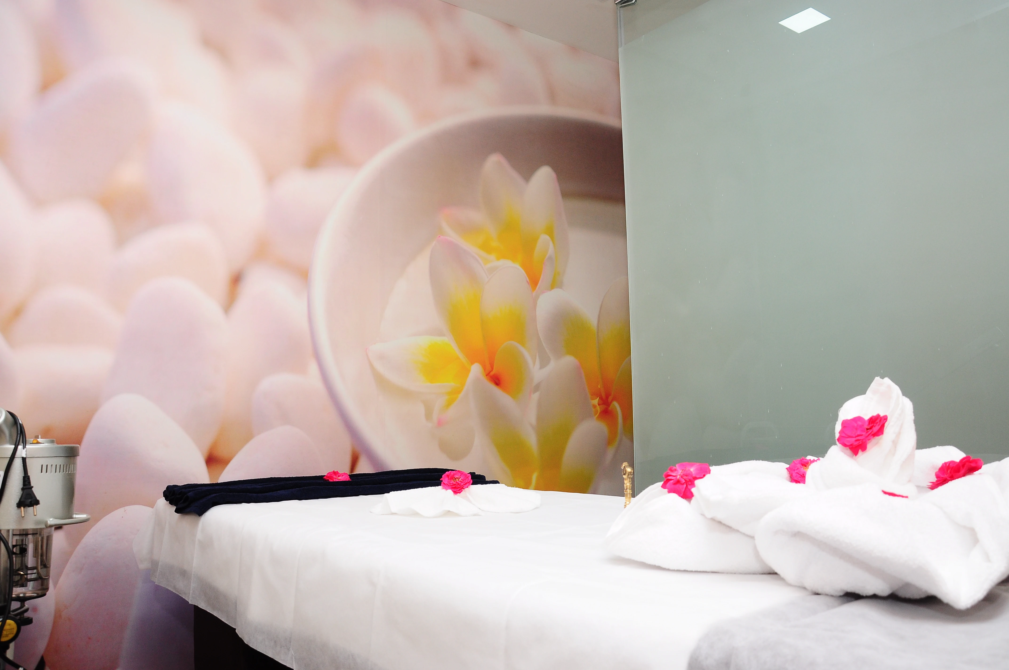 Serene hallway at Great Palms Spa in Anna Nagar, Chennai